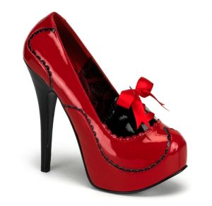 Red TEEZE Tone Pump w Concealed Platform by Bordello Shoes.jpg